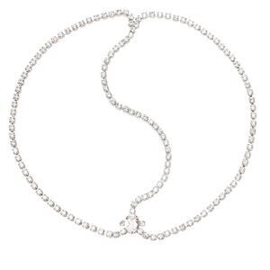 Jennifer Behr Sparkling Silver Alice Necklace